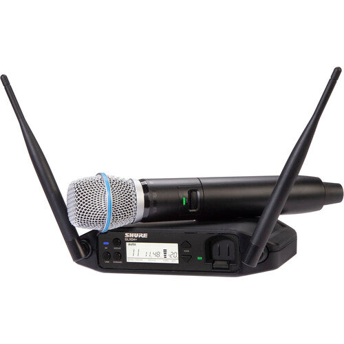 Shure GLXD24+/B87 Digital Wireless Handheld System with Beta 87A Capsule - Music Bliss Malaysia