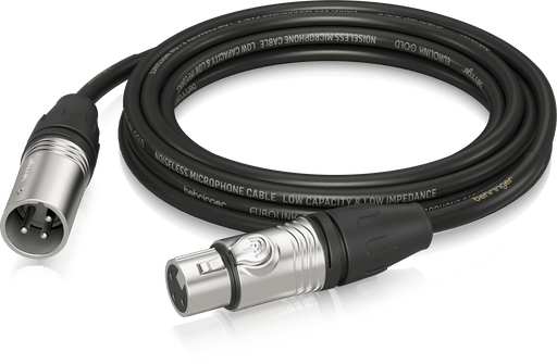 Behringer GMC-600 Gold Performance 6m (19.7ft) Microphone Cable with XLR Connectors - Music Bliss Malaysia