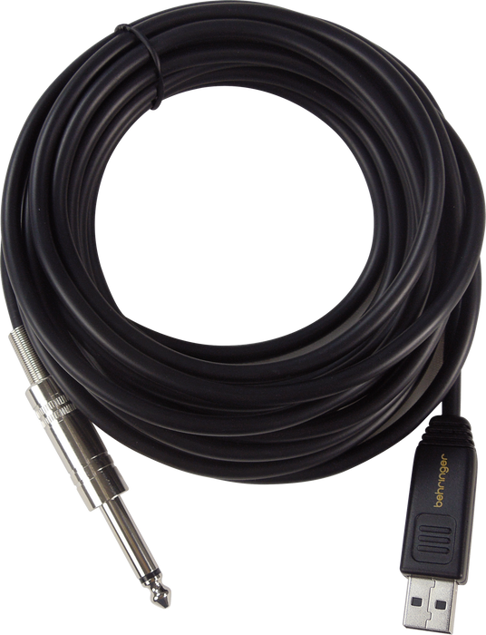 Behringer GUITAR 2 USB - Guitar to USB Interface Cable - Music Bliss Malaysia