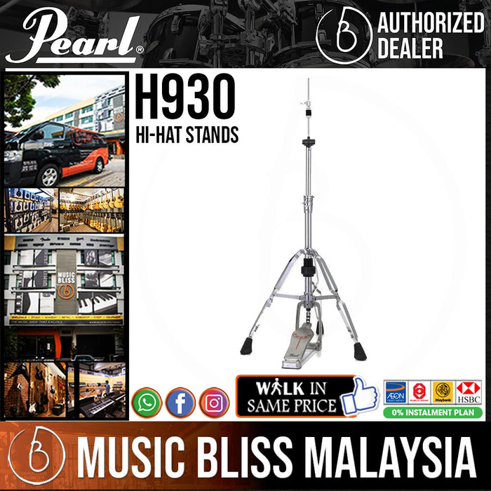 Pearl H930 930 Series Hi-hat Stand - Double Braced - Music Bliss Malaysia