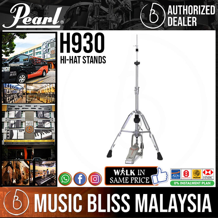Pearl H930 930 Series Hihat Stand Double Braced Music Bliss Malaysia
