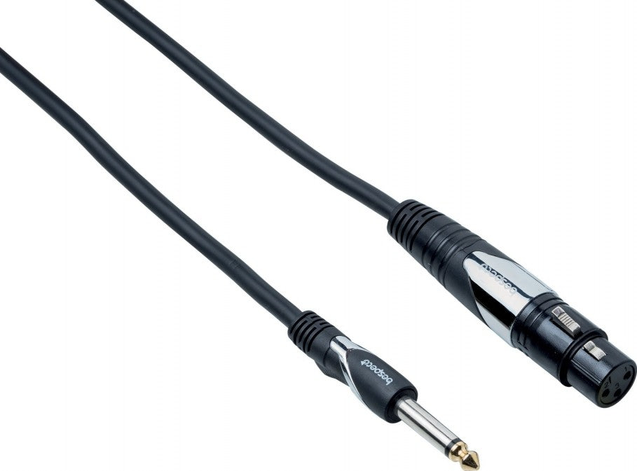 Bespeco HDJF450 High Quality Jack Mono-XLR F Cable 4.5M - Music Bliss Malaysia