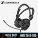 Sennheiser HME 26-II-100 Professional Broadcast Headset w/Condenser Microphone, 100 Ohms, without Cable - Music Bliss Malaysia