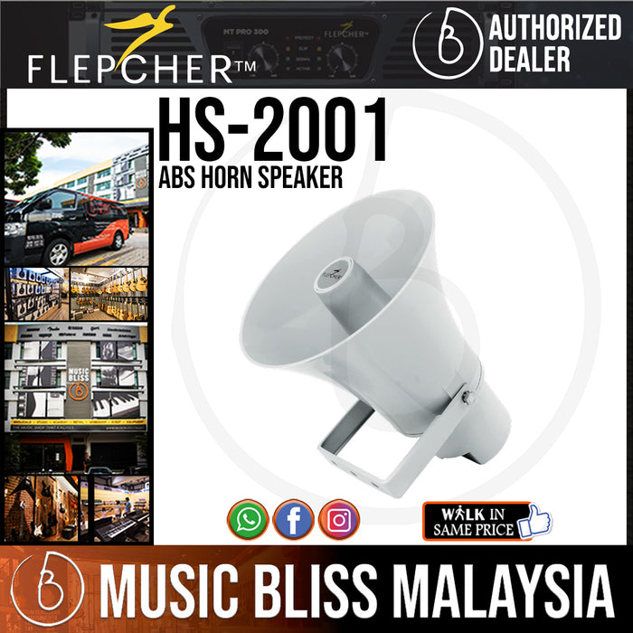 Flepcher HS-2001 ABS Horn Speaker (HS2001 / HS 2001) - Music Bliss Malaysia