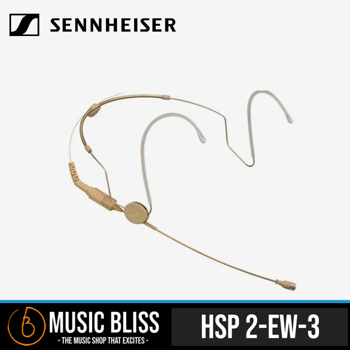 Sennheiser HSP 2 Headworn Microphone for Wireless - Beige - Music Bliss Malaysia