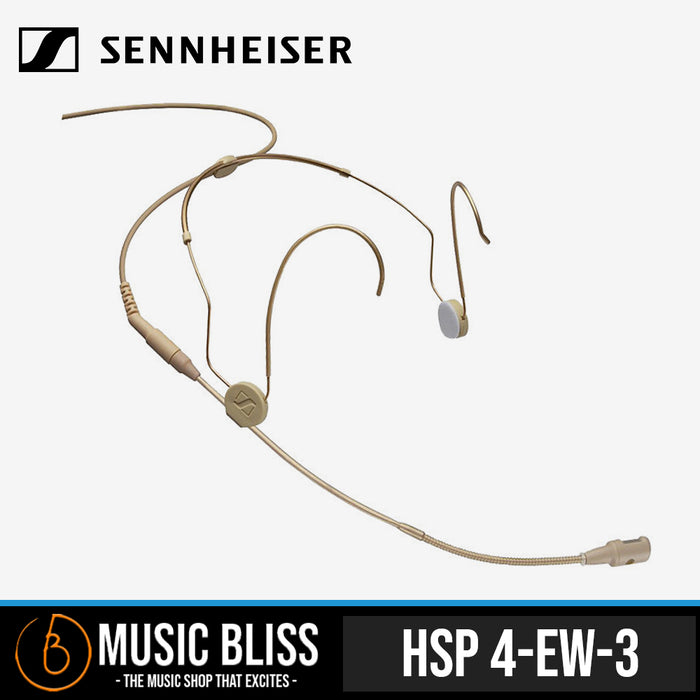 Sennheiser HSP 4 Headworn Microphone for Wireless - Beige - Music Bliss Malaysia
