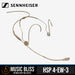 Sennheiser HSP 4 Headworn Microphone for Wireless - Beige - Music Bliss Malaysia