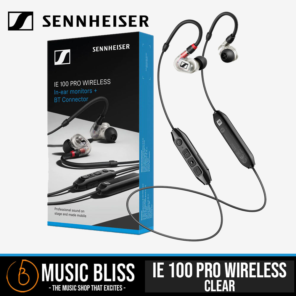 Sennheiser IE 100 Pro Clear Universal In Ear Monitor In Ear Monitor Sennheiser IE 100 Pro Wireless - Clear In Ear