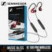 Sennheiser IE 100 Pro Wireless In-Ear Monitors Headphones - Red - Music Bliss Malaysia