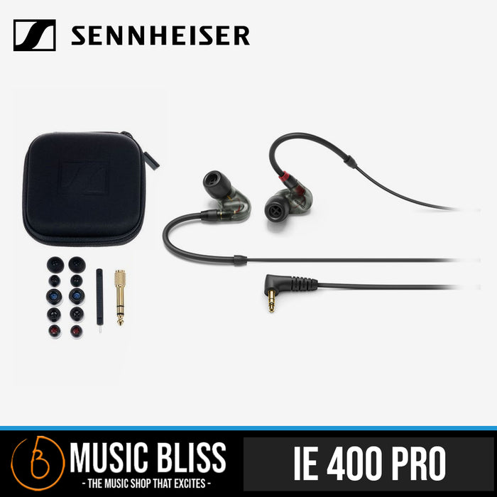 Sennheiser IE 400 Pro Monitor Earphones - Smoky Black | Music