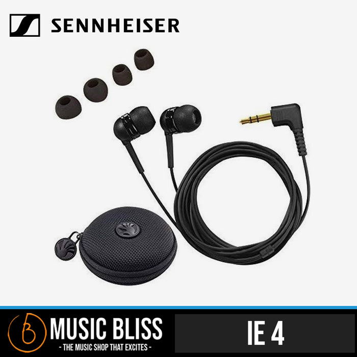 Sennheiser IE 4 Earphones Black Music Bliss Malaysia