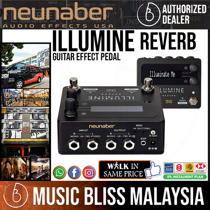 Neunaber Illumine Reverb Guitar Effects Pedal - Music Bliss Malaysia