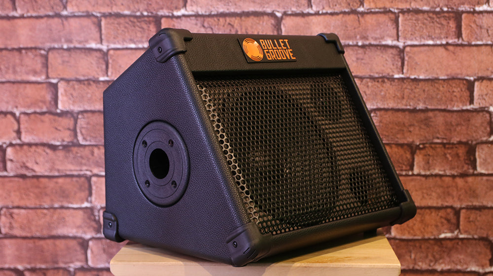 Bullet Groove BP40 Acoustic Amplifier with USB and Bluetooth connection for Acoustic Guitars, Singing/Vocals & Piano Keyboards (BP-40 USB/Bluetooth Acoustic Amp) - Music Bliss Malaysia