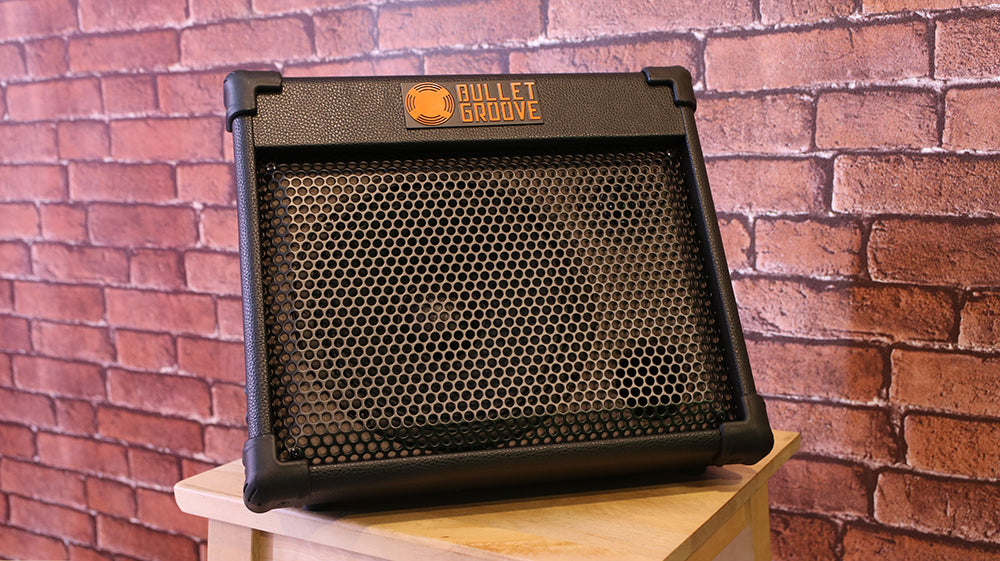 Bullet Groove BP40 Acoustic Amplifier with USB and Bluetooth connection for Acoustic Guitars, Singing/Vocals & Piano Keyboards (BP-40 USB/Bluetooth Acoustic Amp) - Music Bliss Malaysia