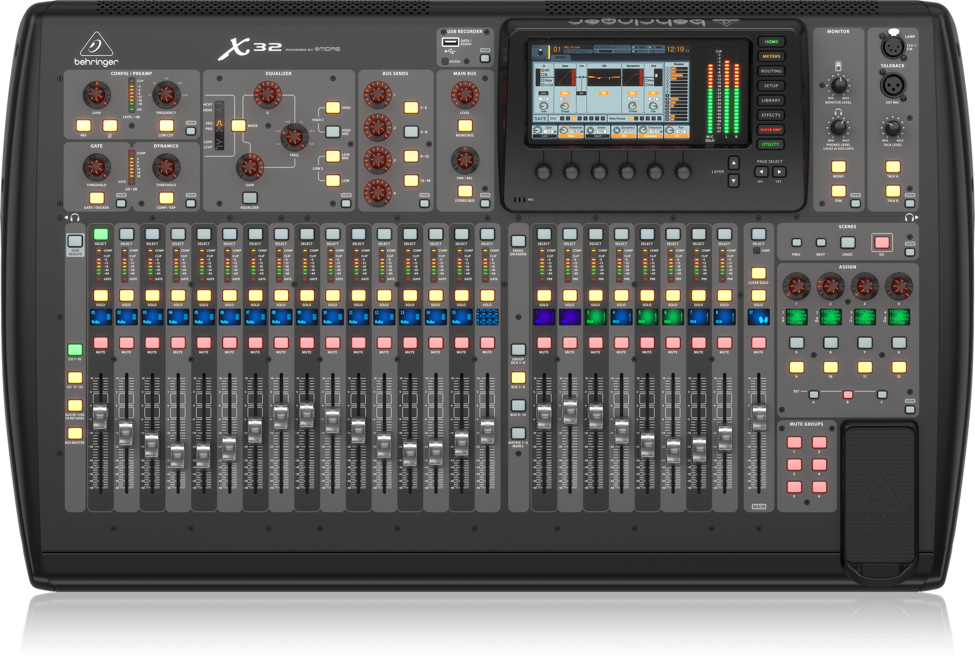 Behringer X32 40-channel Digital Mixer - Music Bliss Malaysia