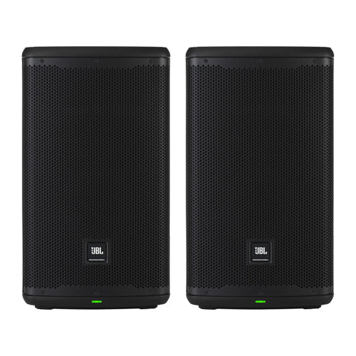 JBL EON710 1300W 10" Powered Speaker with Speaker Stands and Cables - Pair - Music Bliss Malaysia