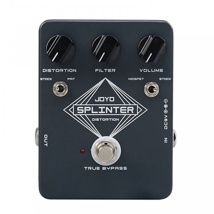 Joyo JF-21 Splinter Distortion Guitar Effect Pedal - Music Bliss Malaysia