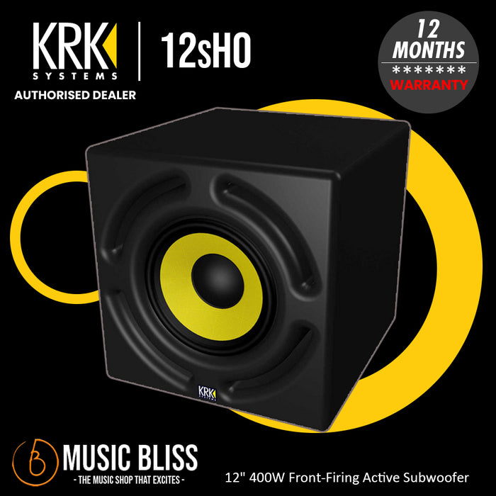 KRK 12sHO 12" Powered Studio Subwoofer - Music Bliss Malaysia