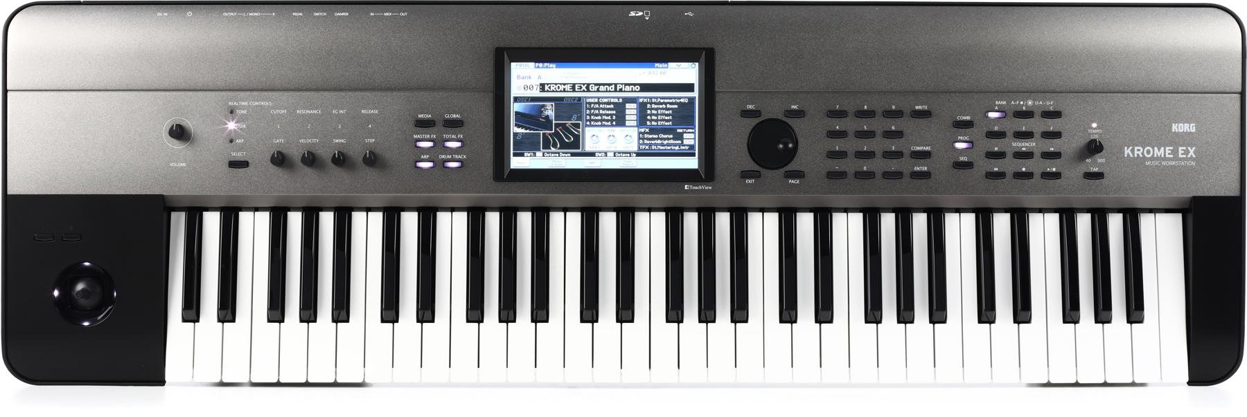 Korg Krome EX 61 61-Key Synthesizer Workstation with 0% Instalment - Music Bliss Malaysia