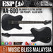 ESP LTD AA-600 Alan Ashby Electric Guitar - Black Satin (AA600BLKS) - Music Bliss Malaysia