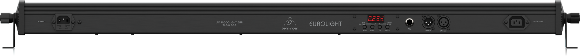 Behringer LED FLOODLIGHT BAR 240-8 RGB-R - Floodlight Bar with 240 RGB LED with Remote Control - Music Bliss Malaysia