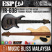 ESP LTD Javier Reyes Signature JR-608 - Faded Blue Sunburst (JR608QMFBSBF) - Music Bliss Malaysia