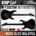 ESP LTD M-1 Custom '87 FR - Black - Music Bliss Malaysia