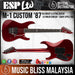 ESP LTD M-1 Custom '87 FR - Candy Apple Red - Music Bliss Malaysia