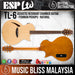 ESP LTD TL-6 Thinline Series Acoustic-Electric Guitar - Natural (TL6NAT) - Music Bliss Malaysia
