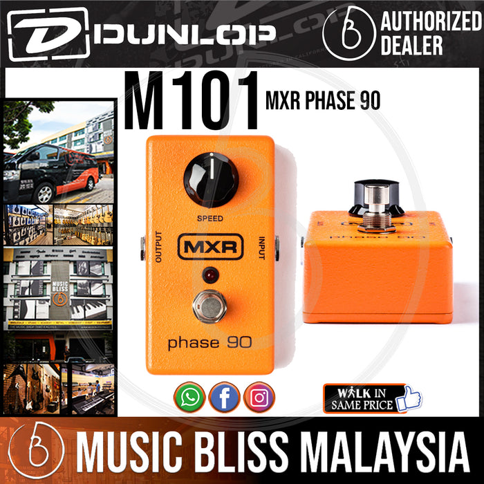 Jim Dunlop MXR M101 Phase 90 Phaser Pedal (M-101 / M 101) *Crazy Sales Promotion* - Music Bliss Malaysia