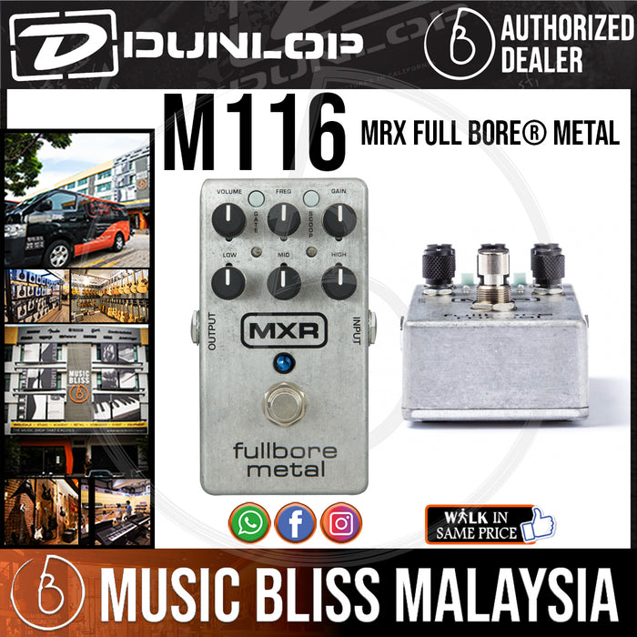Jim Dunlop MXR M116 Fullbore Metal Distortion Pedal (M-116 / M 116) *Crazy Sales Promotion* - Music Bliss Malaysia