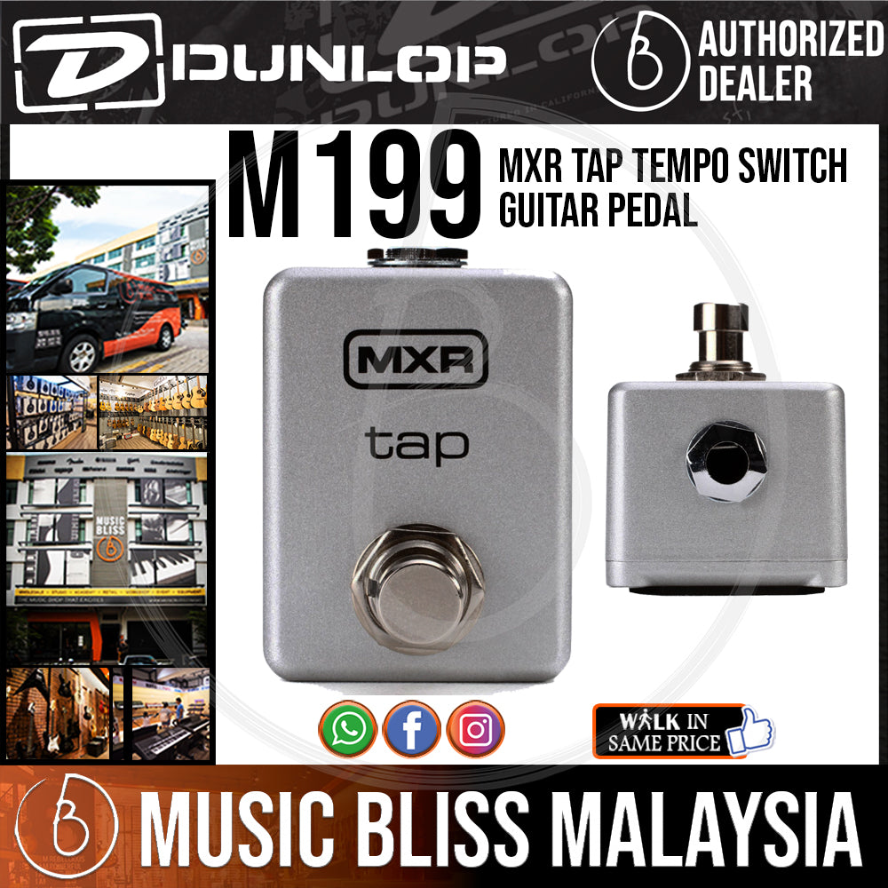 Pedal Mxr Tap Tempo Switch M199 Dunlop Cor Cromada