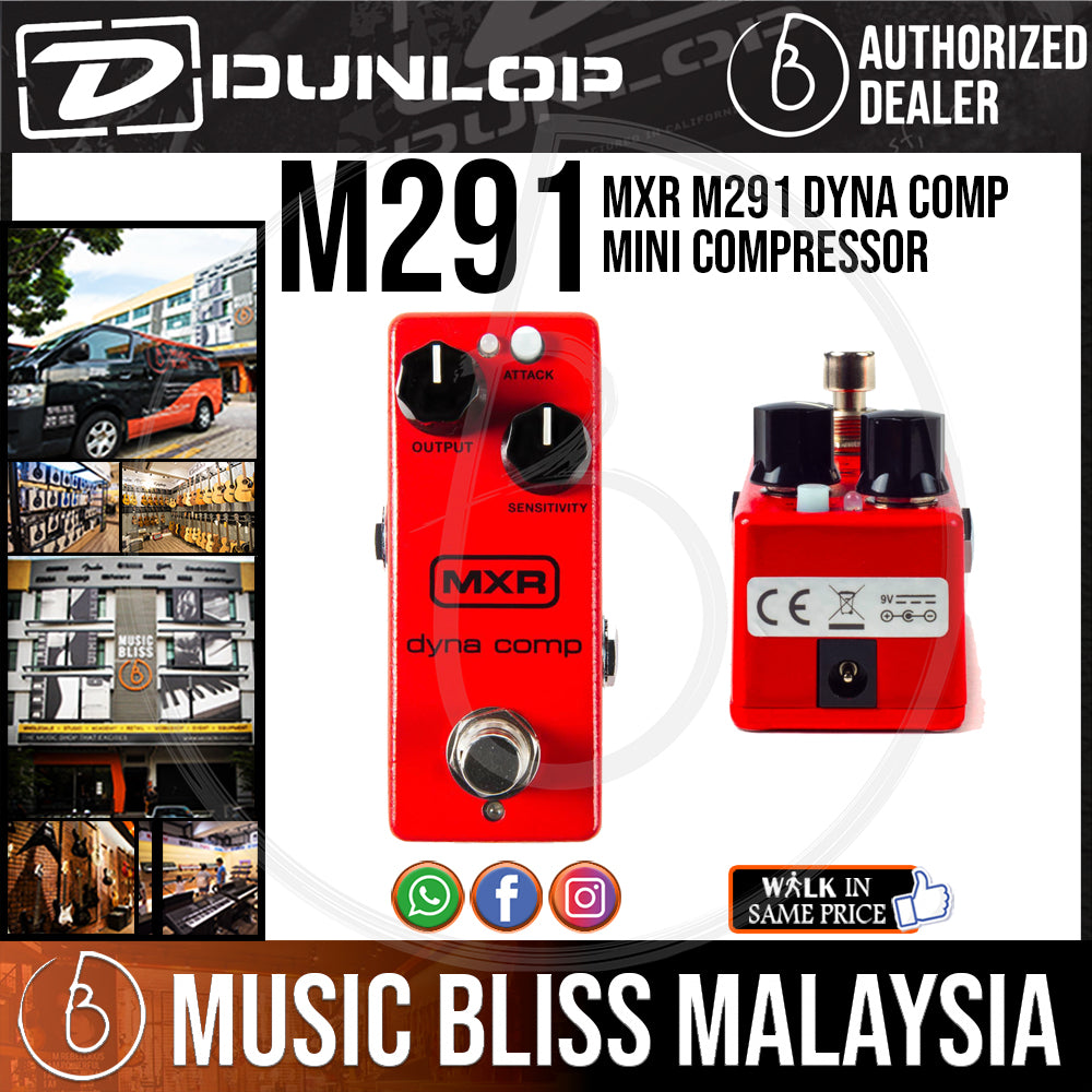 Bass Compressor Pedal MXR Dyna Comp Mini M291 - Music Shop Mxr Pedal