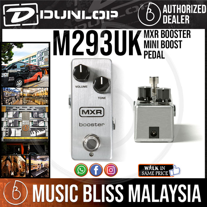 Jim Dunlop MXR M293 Booster Mini Boost Pedal (M-293 / M 293) *Crazy Sales Promotion* - Music Bliss Malaysia