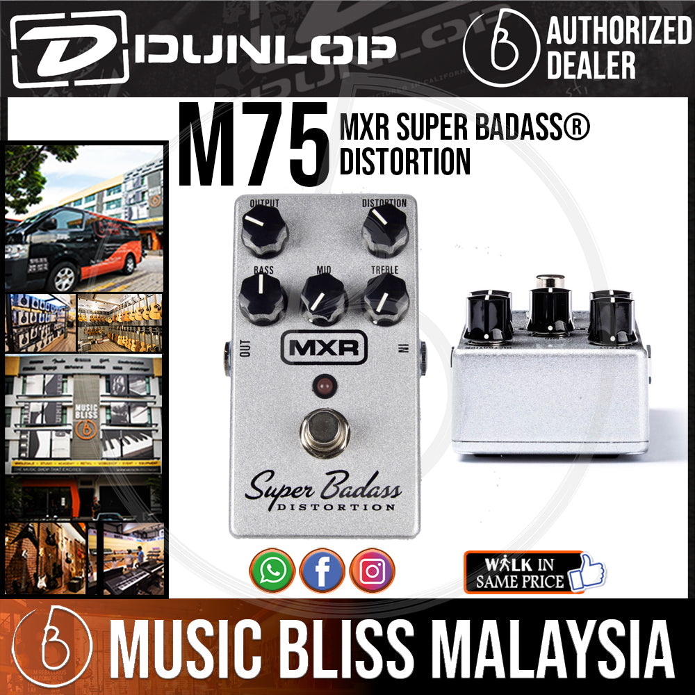 Pedal　Jim　Music　M75　Dunlop　MXR　Super　Bliss　Badass　Distortion　Malaysia