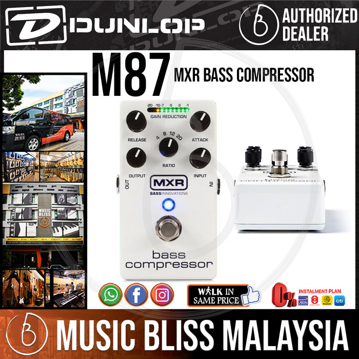 Jim Dunlop MXR M87 Bass Compressor Pedal (M-87 / M 87) *CMCO Promotion* - Music Bliss Malaysia