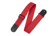 Levy's M8POLY 2" Woven Polypropylene Guitar Strap - Red - Music Bliss Malaysia