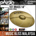 Paiste 14" 101 Brass Crash Cymbal - 14 inch - Music Bliss Malaysia