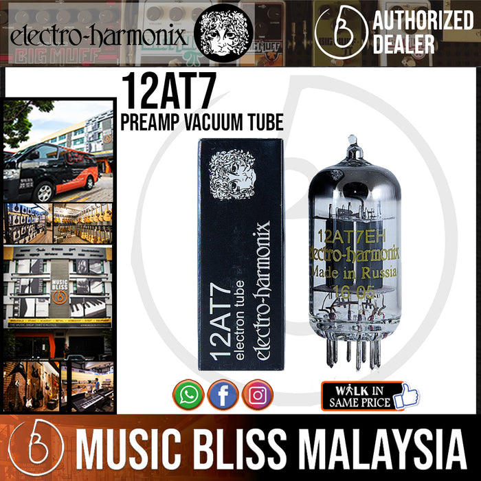 Electro Harmonix 12AT7 Preamp Vacuum Tube (Electro-Harmonix / EHX) - Music Bliss Malaysia
