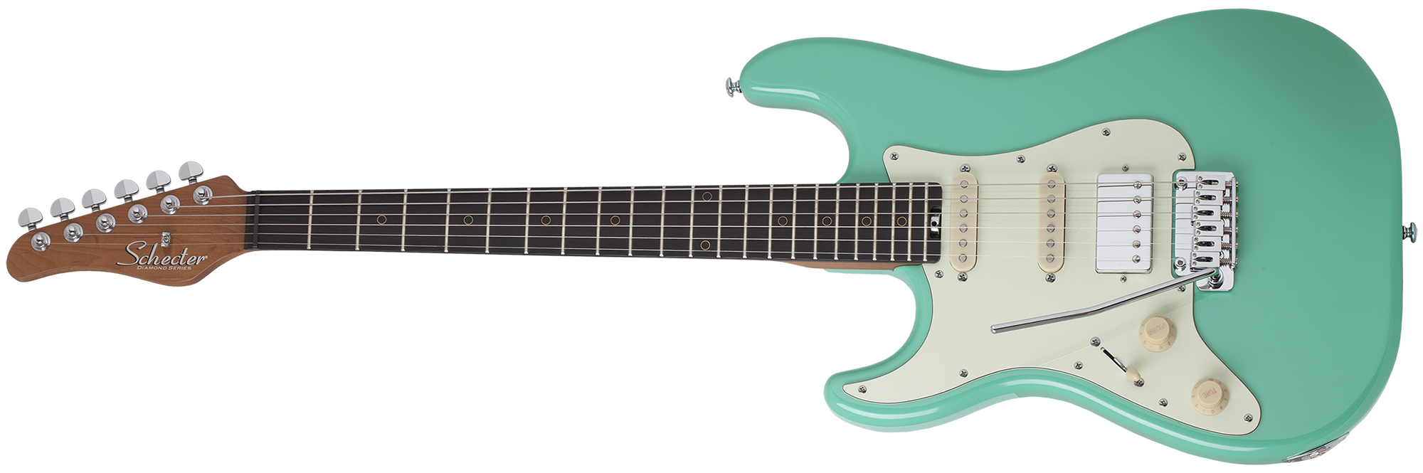 Schecter Nick Johnston Traditional H/S/S Left-Handed- Atomic Green (MII) - Music Bliss Malaysia