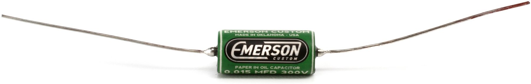 Emerson Custom Paper in Oil Tone Capacitor - 0.015uf Green and Cream - Music Bliss Malaysia