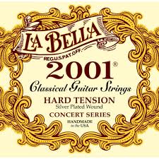 La Bella 2001 Classical Guitar Strings - Hard Tension - Music Bliss Malaysia