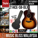 Taylor 214ce-SB DLX Acoustic-Electric Guitar - Tobacco Sunburst *Special Store Promo* - Music Bliss Malaysia