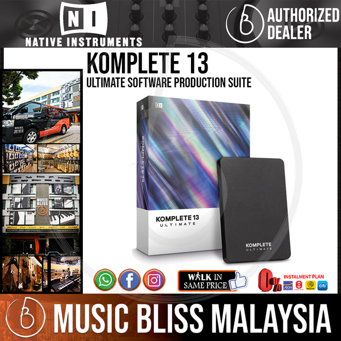 Native Instruments Komplete 13 Ultimate Software Production Suite - Music Bliss Malaysia