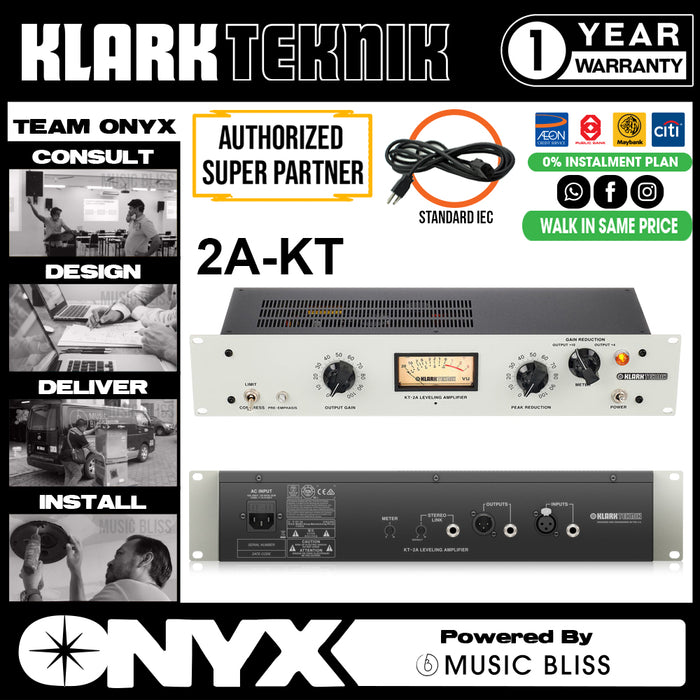 Klark Teknik 2A-KT Optical Tube Leveling Amplifier (2AKT / 2A KT) - Music Bliss Malaysia
