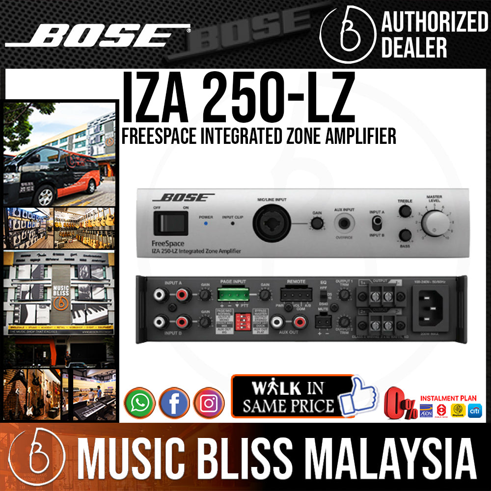 Bose FreeSpace IZA 250-LZ Integrated Zone Amplifier | Music Bliss