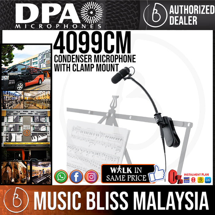 DPA d:vote 4099CM Condenser Microphone with Clamp Mount (4099 CM) *Everyday Low Prices Promotion* - Music Bliss Malaysia