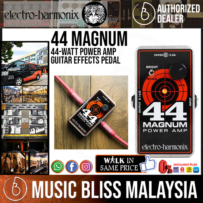 Electro Harmonix 44 Magnum 44-watt Power Amp Guitar Effects Pedal (Electro-Harmonix / EHX) - Music Bliss Malaysia