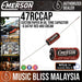Emerson Custom Paper in Oil Tone Capacitor - 0.047uf Red and Cream - Music Bliss Malaysia