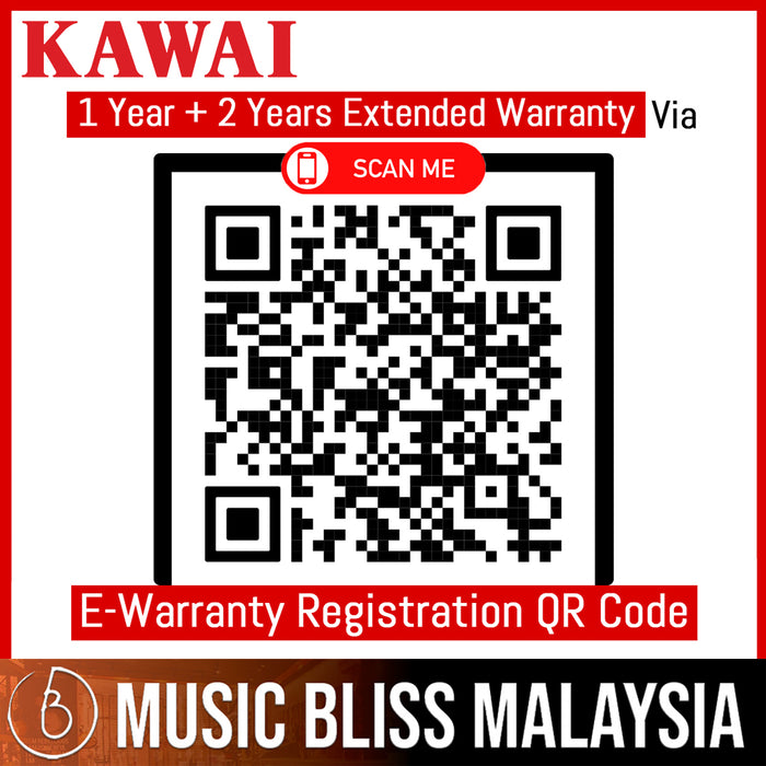 Kawai KDP-75 Digital Home Piano - Embossed White (KDP75 / KDP 75) - Music Bliss Malaysia